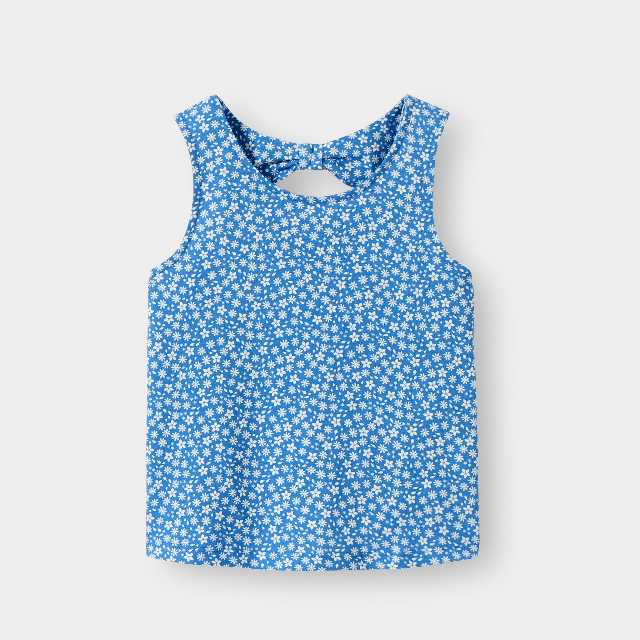 Áo tank top in họa tiết hoa cho bé gái